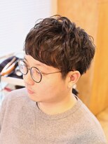 リビーチ ヘア リゾート 赤羽(Rebeach HAIR RESORT)&nbsp;【赤羽リビーチ】メンズのマッシュショートパーマスタイル