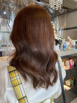 シャインヘアフラッペ 新百合ヶ丘2号店(Shine hair frappe) 暖色カラー