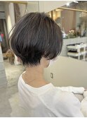 《花屋併設》ショートボブ/冬カラー@20代30代40代