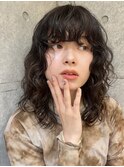 くるくるパーマ/くせ毛風パーマ/ニュアンス/波巻き【TOMOYA】