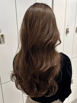 ユーフォリア 渋谷グランデ(Euphoria SHIBUYA GRANDE) 髪質改善 チョコレートブラウン くびれ巻き