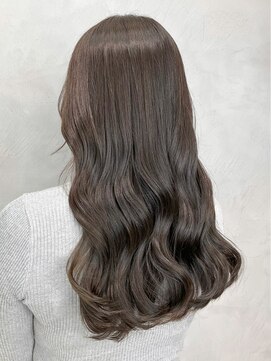 アイティーバイアルバム 下北沢店(IT by ALBUM) オリーブベージュ_ピンクブラウン切りっぱなしボブ_ba470581