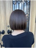 切りっぱなしボブ