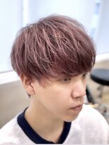 オーシャントーキョー シブヤジンナン(OCEAN TOKYO shibuya JINNAN) 韓流ピンクベージュショーのマッシュ