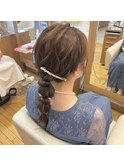 お呼ばれヘアセット