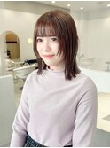 ボブ×顔まわりレイヤーL-15
