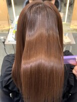 ロンド 表参道店(Lond)&nbsp;縮毛矯正 髪質改善 ベージュカラー 透明感カラー