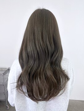 アルバム 新宿(ALBUM SHINJUKU) 美髪グレージュカラーセミディレイヤーロング_ba509751