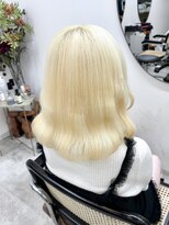 ドットハリス(.Hallis)&nbsp;ブリーチぬきっぱなし/ブロンドヘア/ハイトーン/ケアブリーチ