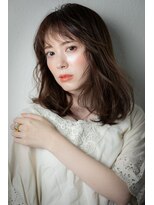 カバーヘア ブリス 川口(COVER HAIR bliss)&nbsp;くすみベージュ大人美人小顔エアリーミディアムv川口30代40代