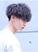 細かめパーマのリッジマッシュ