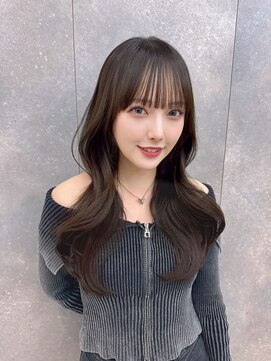 クム(kumu) 【kumu】ロングレイヤー/顔周りカット/栄/名古屋