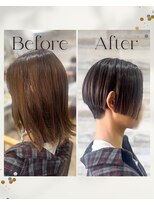 ラポールヘア 大阪横堤店&nbsp;ショートボブ