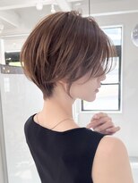 ロンドエニカ 大宮(Lond enika)&nbsp;ミニウルフレイヤーカット顔周り前髪韓国ショートボブ/大宮