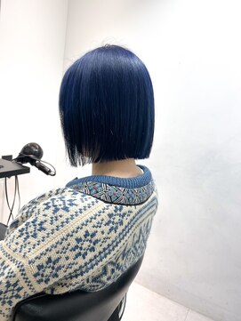 アソビセカンド 原宿(ASOBI 2nd) ダブルカラー/黒髪/ボブルフ/ネビージュ/原宿/前髪/ボブ