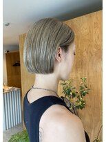 リノア 鵠沼海岸(LINOA)&nbsp;タイトボブ×ハイトーングレージュ