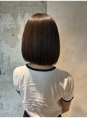 朝のスタイリングがしやすい魔法のボブスタイル♪
