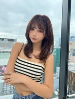 コア銀座メゾン(COA GINZA Maison)&nbsp;髪質改善レイヤーカット前髪カット顔周りレイヤー暗めカラー銀座