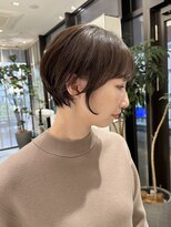 ステアケース 武蔵小杉店(stair:case)&nbsp;ブリーチなし白髪を馴染ませるカラー丸みショート