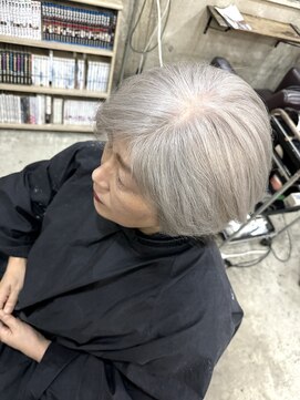 ヘアカロン 熊本本店(Hair CALON) 白髪ぼかしホワイトカラー