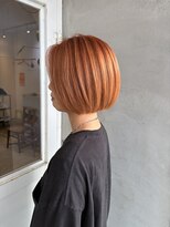 ナイーブヘアデザイン(NAiVE HAIR DESIGN)&nbsp;ペールオレンジ＆ボブ