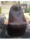 ツヤツヤ縮毛矯正で叶える美髪ロング