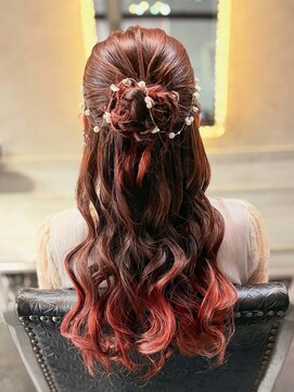 ロックステディ(ROCK STEADY) ハーフアップアレンジ