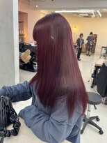 エクラ(ECLAT)&nbsp;ブリーチ一回の深めボルドーレッド