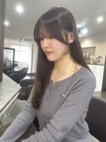 ヴィヴカウンター(VIVE counter) ダークブラウンベージュ,レイヤーカット