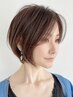 【白髪染めにも明るく柔らかな髪色】カット+白髪染め+うる艶トリートメント