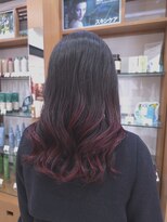 プランタンアヴェダ(printemps AVEDA)&nbsp;ボルドーグラデーション