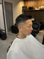 オールマンバーバーショップ 流山おおたかの森(Allman Barbershop)&nbsp;リバースセンターパート/ニュアンスパーマ/ダウンバング/○○○