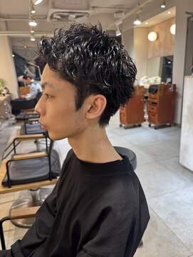 キャンバス バイ ネオリーブ 横浜西口(Canvas by neo.) 横浜★スパイキーショートピンパーマ
