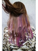 サロンドミルク 原宿(salon de MiLK)&nbsp;アクセントカラーブルーパープル、ボルドー、ピンクベージュ