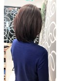 20代30代40代小顔キレイフォルム内巻きレイヤーブラウンベージュ