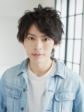 アース 沖縄泡瀬店(HAIR&MAKE EARTH) 爽やかなアップバングフェザーマッシュ