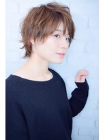 ラウンジ モリオ イケブクロ(Lounge MORIO Ikebukuro) 【morio池袋】小顔ブランジュワンサイドショート大人ウルフ