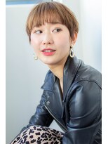 アコロン(acoron)&nbsp;小顔_夏耳かけ_毛先パーマ_イメチェン_フォギーベージュ