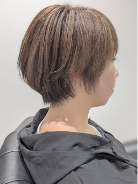 ジエクト 本店(The Ect) ショートスタイル×ミルクティーベージュ×透け感抜け感◎