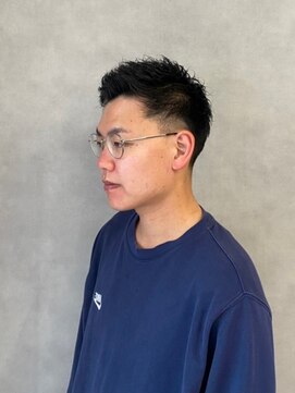 ソアー 新大阪(SOAR) 黒髪束感ベリーショート◎アップバング刈り上げヘア【新大阪】