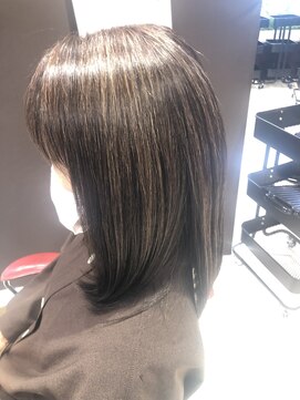 アース 南福島店(HAIR&MAKE EARTH) 白髪ぼかしハイライトカラー