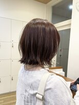シナモン。(CINNAMON) オレンジボブ/レイヤーボブ/10代20代30代40代/オージュア/中目黒