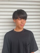 ザセカンドバイジャスミン(THE 2ND by JASMINE) 黒髪前下がり韓国風マッシュ