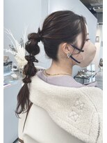 ノード(NODO) 【お呼ばれ】ポニーテールのフェミニンアレンジ