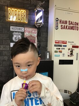 サカモト(SAKAMOTO) キッズスキンフェードライン