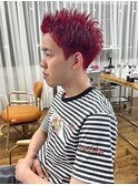 【ワインレッド】スパイキーショート