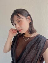 ムク 甲府(muku.)&nbsp;前髪/マチルダボブ/ピンクベージュインナー/グレージュ[甲府駅]