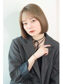 切りっぱなしボブ