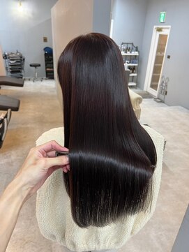 ドロシー 郡山桑野店(Dorothy) イメチェンハッシュカットフルバング似合わせレッドブラウン