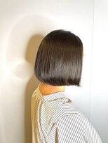 ブロッサム 東久留米店(Blossom)&nbsp;20代30代ミニボブココアブラウン小顔美肌ストレート丸み